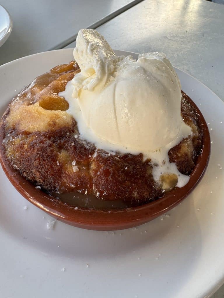 Nectarine Cobbler