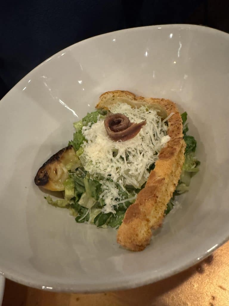 Caesar Salad with Anchovy