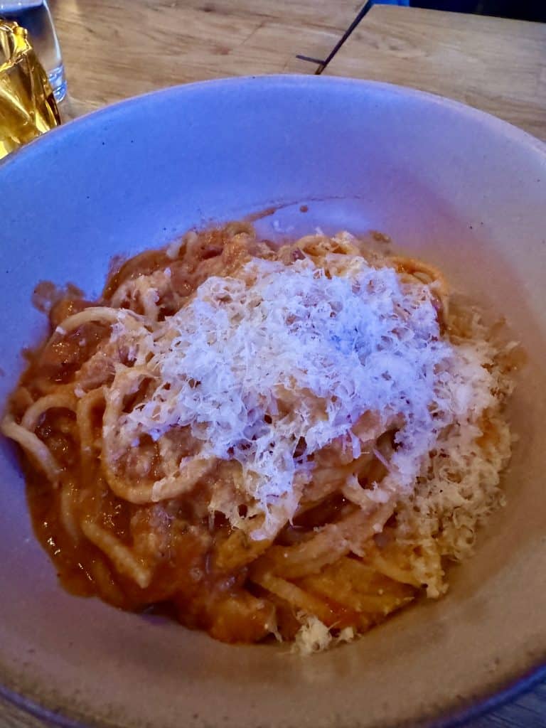 House Spaghetti with Pork Jowl