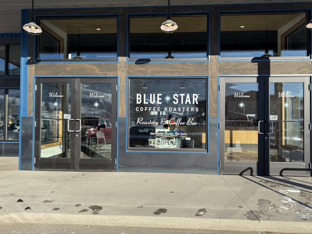 Blue Star Coffee Roasters Entrance